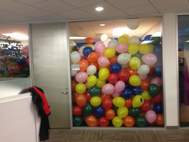 Be sure to lock your office door the night before April Fools' Day.