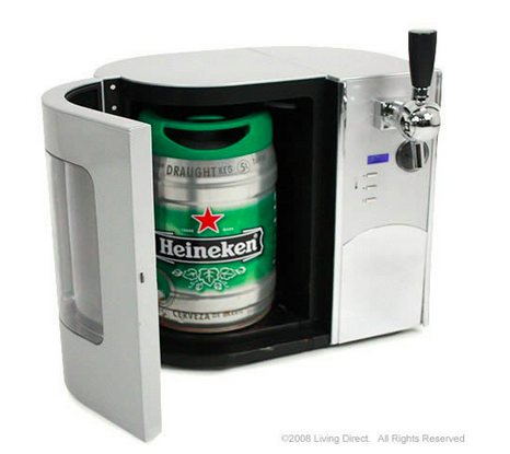 Mini Kegerator Refrigerator &amp; Draft Beer Dispenser, $159.99.