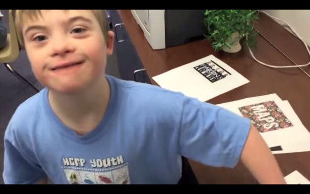 So his teachers made a video about how much he loves Maroon 5 and sent it Fox 5 and D.C. radio station Hot 99.5.