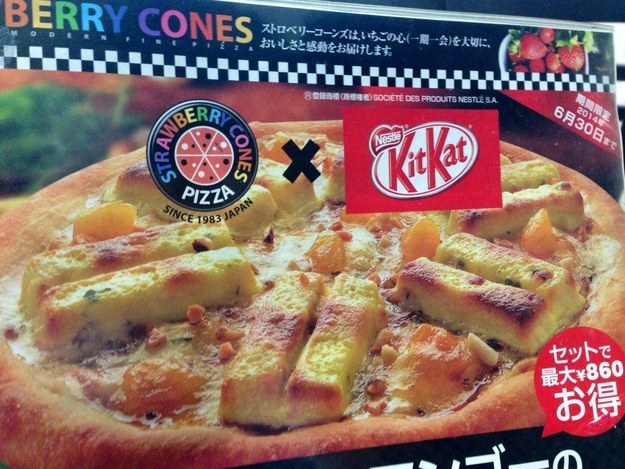Kit Kat pizza like this:
