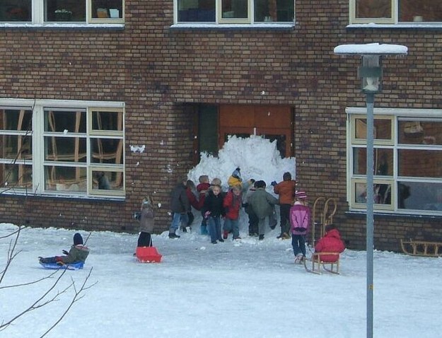 These kids who will do anything for a snow day.