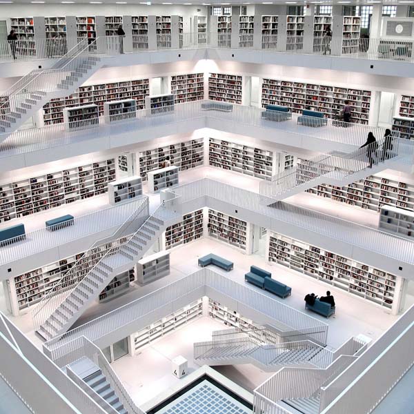 3.) Stuttgart City Library