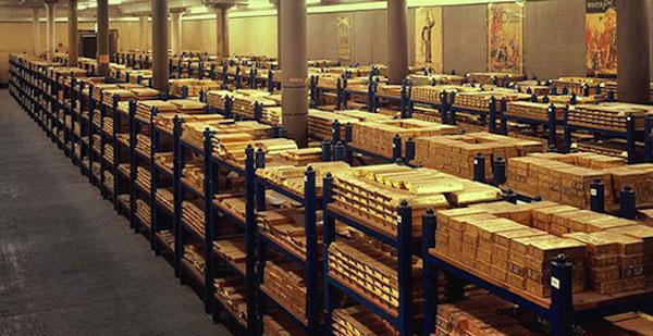 Bank of England gold vault</p><br /><br /> <p>If Britain’s Prime Minister had a secret, he would want to keep it here. More than 4,600 tons of gold are safeguarded in what is the UK’s largest gold vault. A figure that’s second only to the Federal Reserve Vault. The walls are bombproof and the security system is so intricate that it involves voice recognition, 3 foot keys and other security measures that aren't even published.