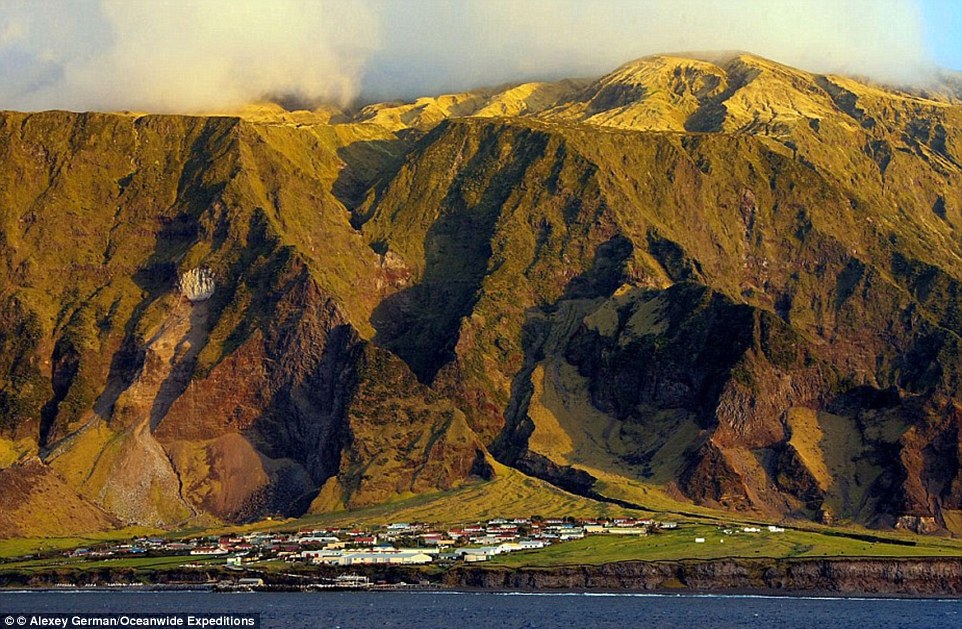 The most remote location in the world: Tristan da Cunha is situated over a thousand miles from the nearest land and has 300 residents 
