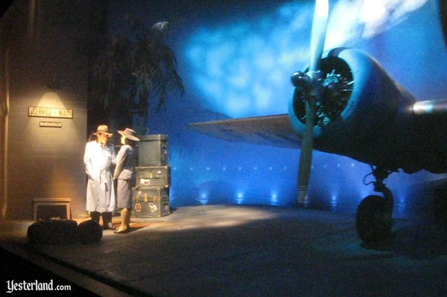 15.) The plane in the Casablanca part of the Great Movie Ride is actually the front half of the crashed plane from the Jungle Cruise ride.