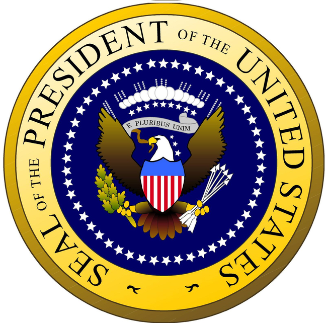 There are only 3 Presidential Seals housed in the country. The Oval Office, The hall where the Liberty Bell is housed, and The Hall of Presidents in Disney World.