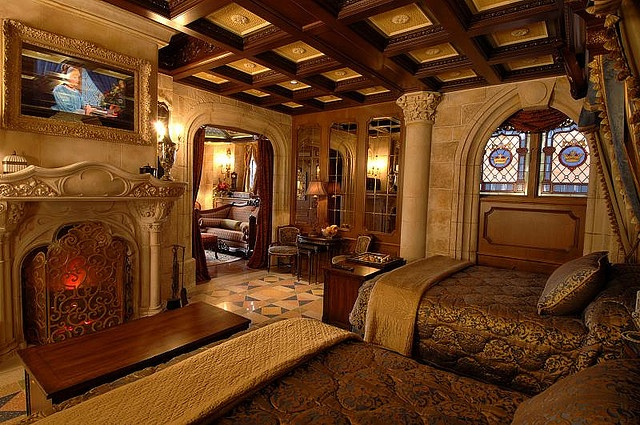 There is a suite in Cinderella's Castle that can't be booked and you can only stay there if you win a contest.