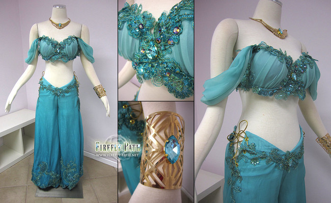 Elam has reworked a number of Disney princess costumes, making them even more opulent and gorgeous. This Princess Jasmine costume from <i>Aladdin</i> features enough jewels for a real princess, plus side slits for a little sexiness, making the costume more grown up.