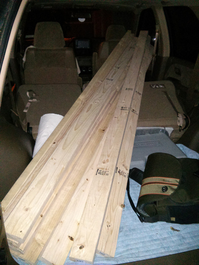 It all started with a pile of wood in the back of his car.