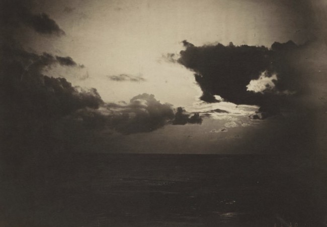 <i>Cloud Study, Light-Dark</i>, Gustave Le Gray, 1856
