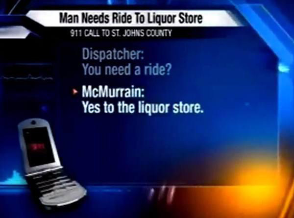If you give a man a ride to the liquor store, he's gonna want a ride home.