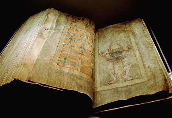 <em>Codex Gigas</em> is 36 in. tall, 20 in. wide, and weighs about 165 lb., making it the largest medieval book ever found. Research shows that the text was written by a single scribe, and miraculously, the writing is consistent throughout its 320 pages, showing no sign of strain or fatigue.