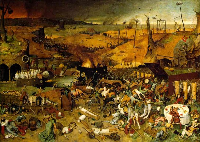 The plague killed 75 - 200 million people during the 14th century. At its highest estimate, that's roughly the population of Brazil today.