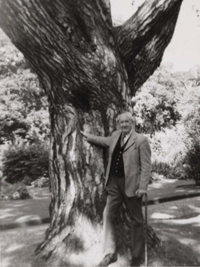 Final image of author J.R.R. Tolkien
