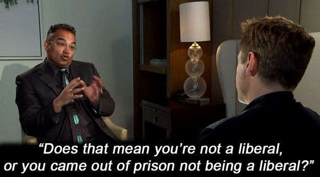 A Channel 4 News interview with Robert Downey Jr went weird when Krishnan Guru-Murthy asked him about comments he made to the New York Times in 2008 about how his political views changed while he was in prison.