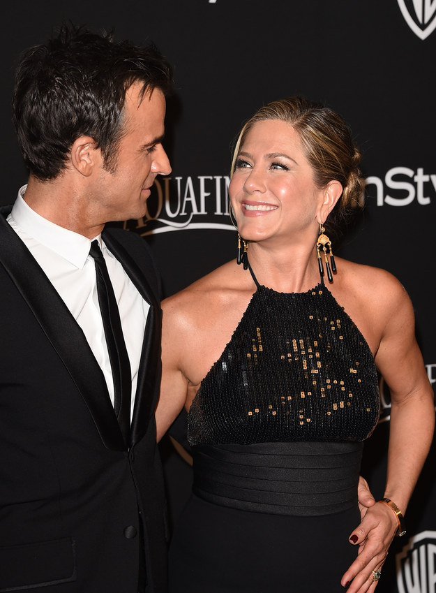 And Jennifer Aniston and Justin Theroux who can't speak more highly of each other.