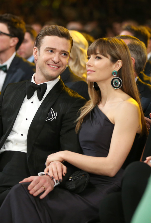 And just look at how adoringly Justin Timberlake is gazing at Jessica Biel.