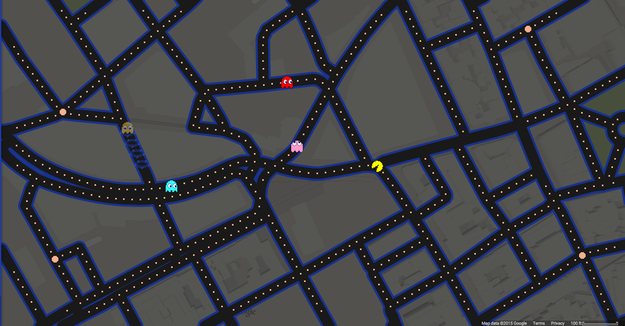 And take Sir Pac-Man on a tour of Piccadilly Circus.