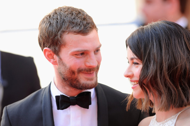 Then there's Jamie Dornan, who struggles to take his eyes off Amelia Warner.
