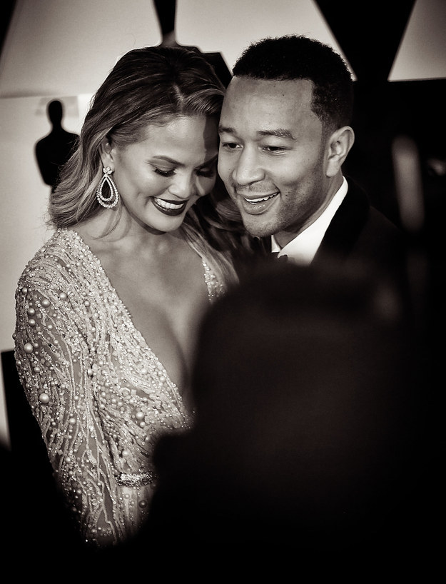 Just look how happy Chrissy Teigen and John Legend are.