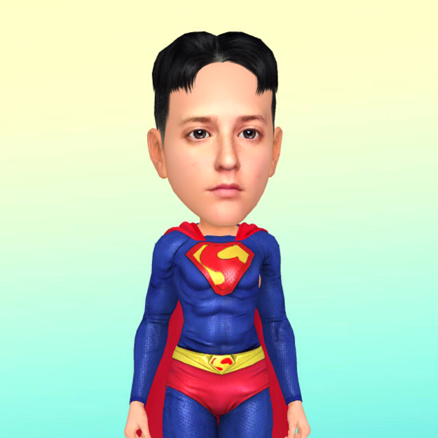 This is me as Kim Jong Un as Superman.