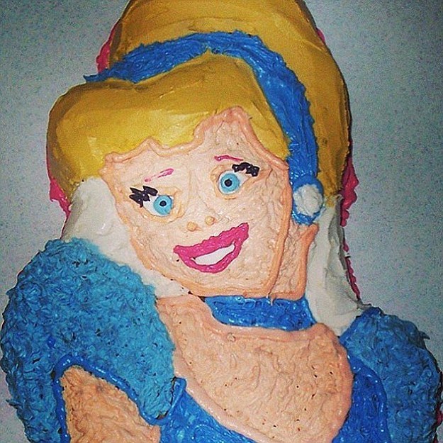 Cinderella crossed with a pig face: