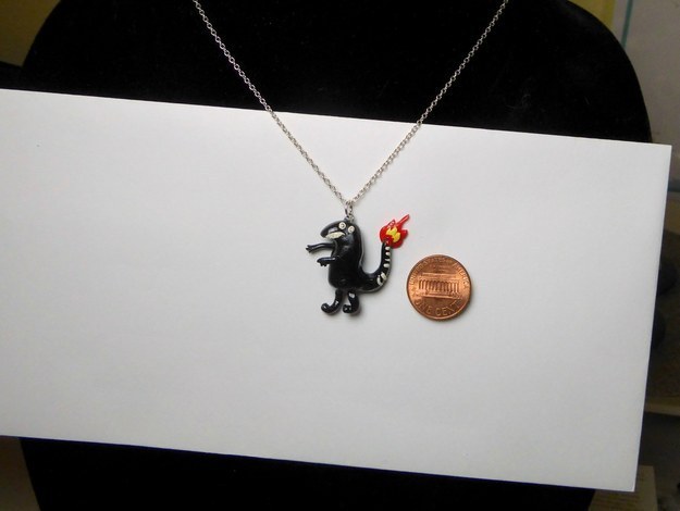 And a vinyl necklace...