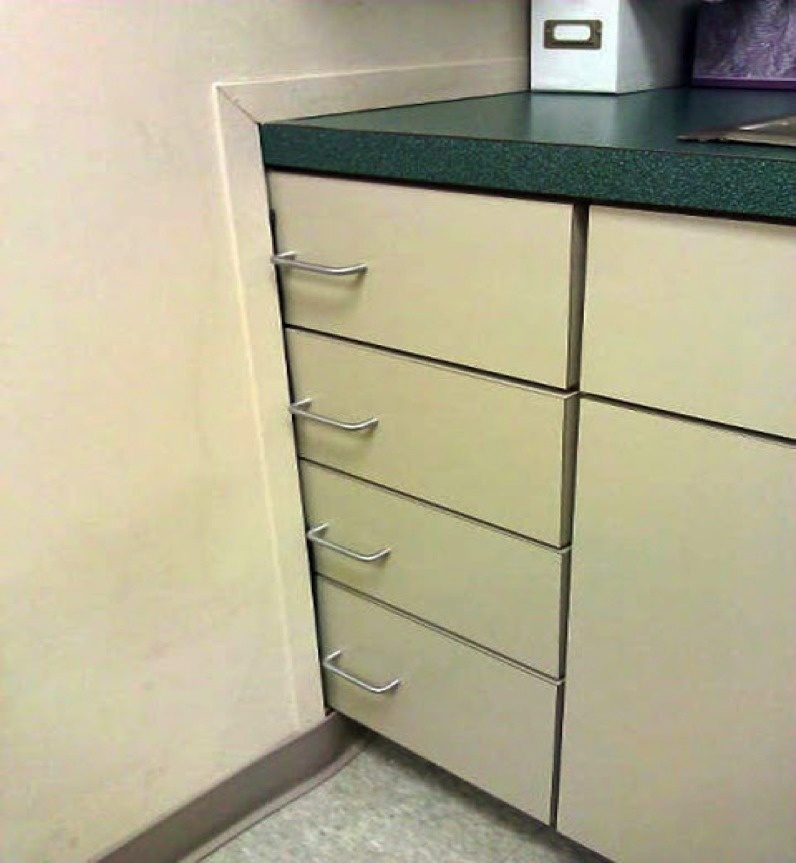 "Decorative drawers."