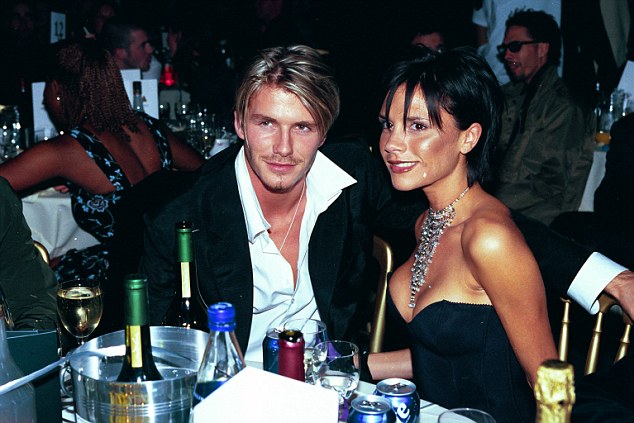 David wears an unbuttoned shirt to the MOBO Awards in 1999