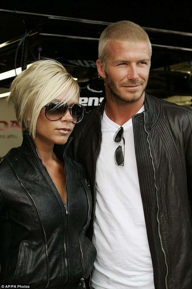 David and Victoria opt for matching outfits and hairstyles in 2007 