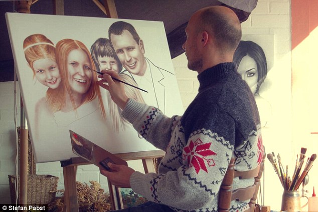 Stefan said that his career kicked off when he decided to draw a portrait for a friend on his birthday