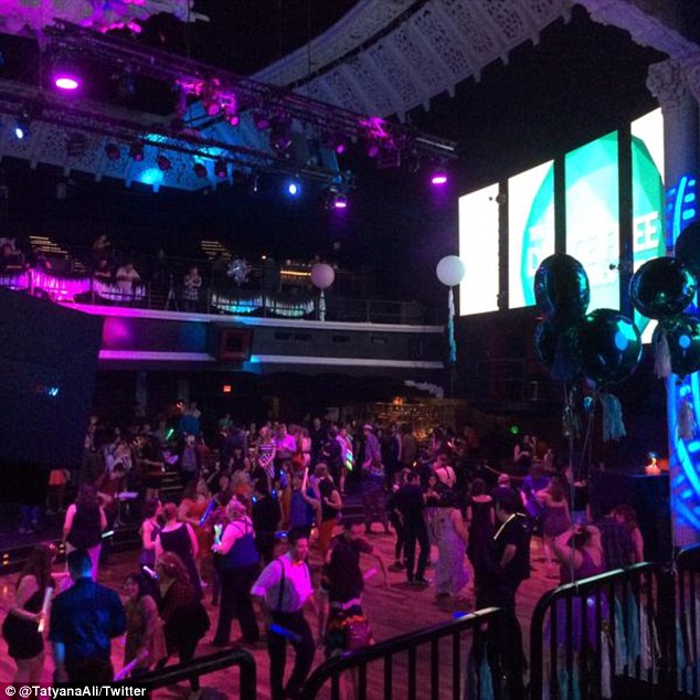Saturday's event attracted more than 1,000 revellers at glitzy nightclub Avalon in Hollywood, with superstar Moby performing a DJ set
