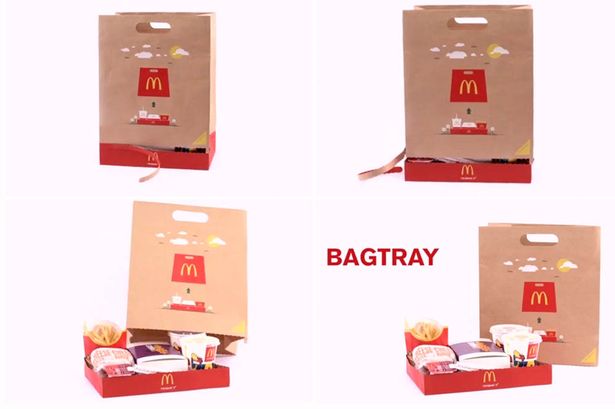 McDonald's Bag Tray