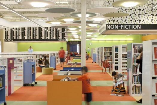 The redesign was a smashing success among designers. It won the 2012 Library Interior Design Competition held by the International Interior Design Association. 