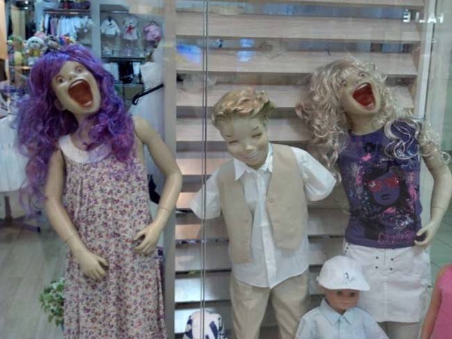 Mannequins from your nightmares.