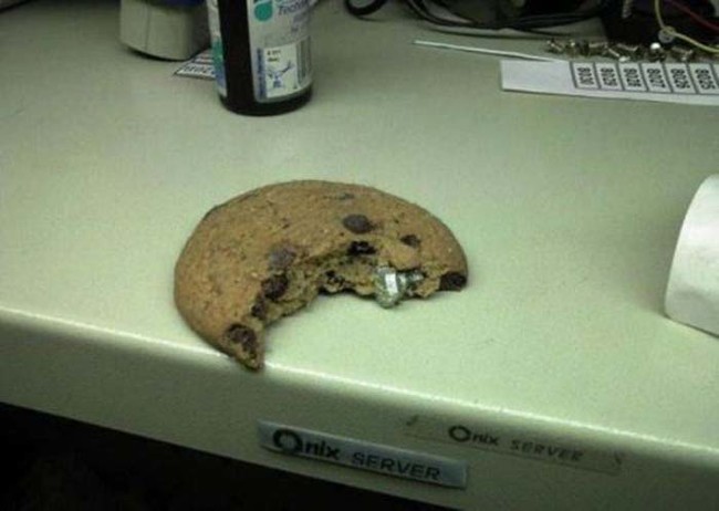 This cookie is definitely not homemade.