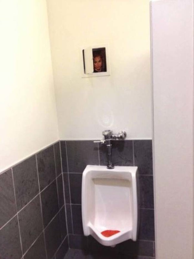 Uhh, I'll just use another urinal.