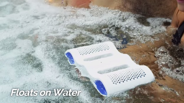 The Nyne Aqua Bluetooth speaker ($130) floats on mother-freaking WATER.