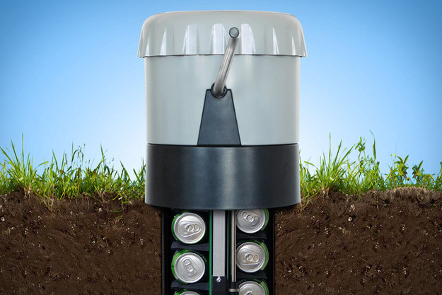 This beer cooler ($369) uses no electricity — just the EARTH to chill your dranks.