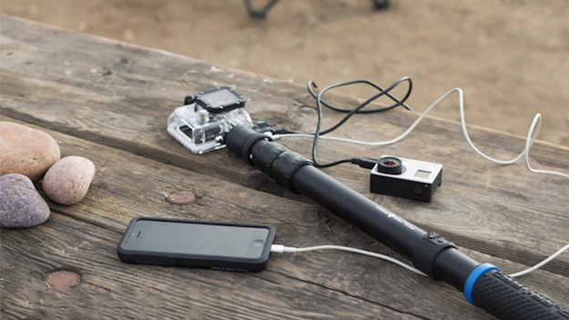 This PowerPole ($100) is a next-level selfie stick that can charge all the things.