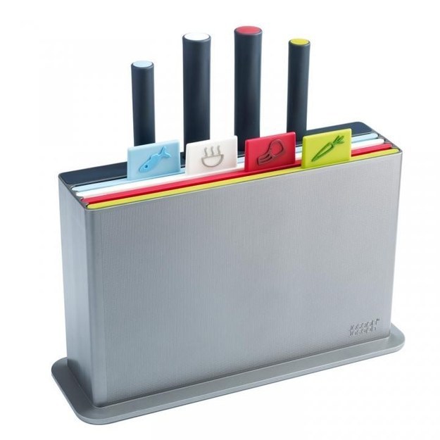 A filing system for your cutting boards and knives.