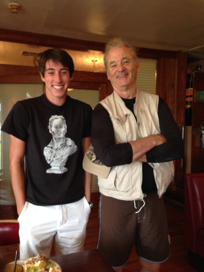 And finally, the time when Bill Murray met himself in shirt form.