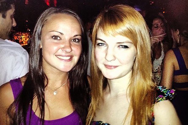 Katherine Chappell, 29, (R) pictured with her sister Lauren Chappell