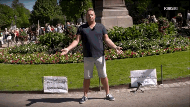 What Happens When An HIV-Positive Man Asks Strangers To Touch Him
