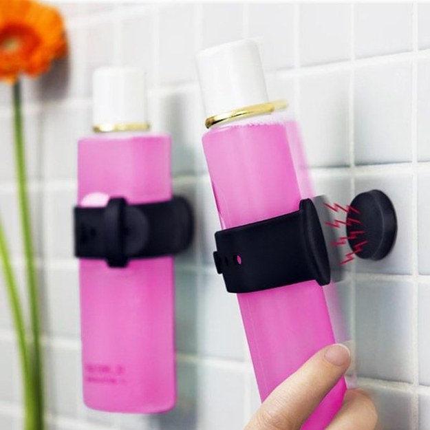 These magnetic shampoo holders that will eliminate clutter.