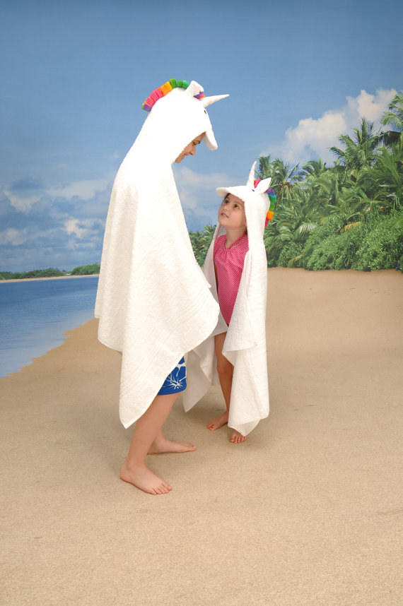 This unicorn hooded towel you will never want to take off.