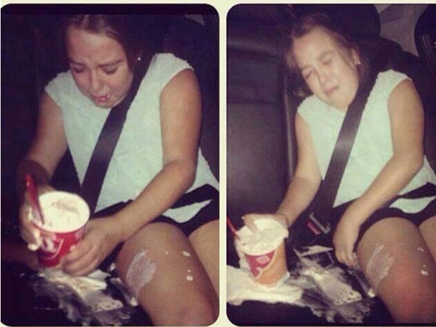 Getting your life together is a lot like this ice cream disaster: