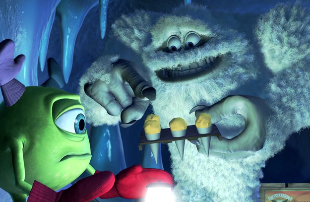 The Yellow Snow Cones from Monsters, Inc.