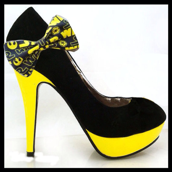 These black-and-yellow Galactic Empire beauties.