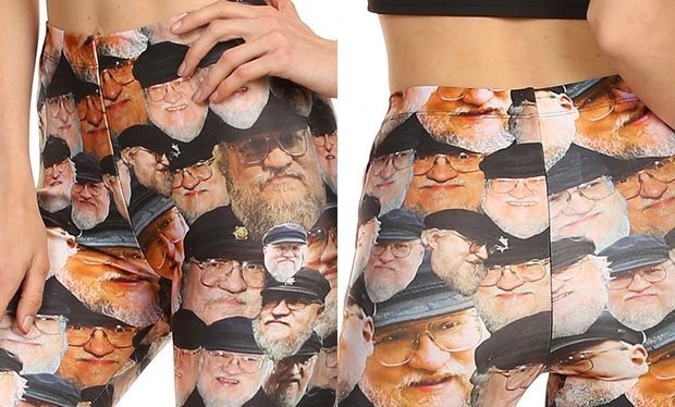 When we decided that we needed George R. R. Martin's face plastered on our crotch.